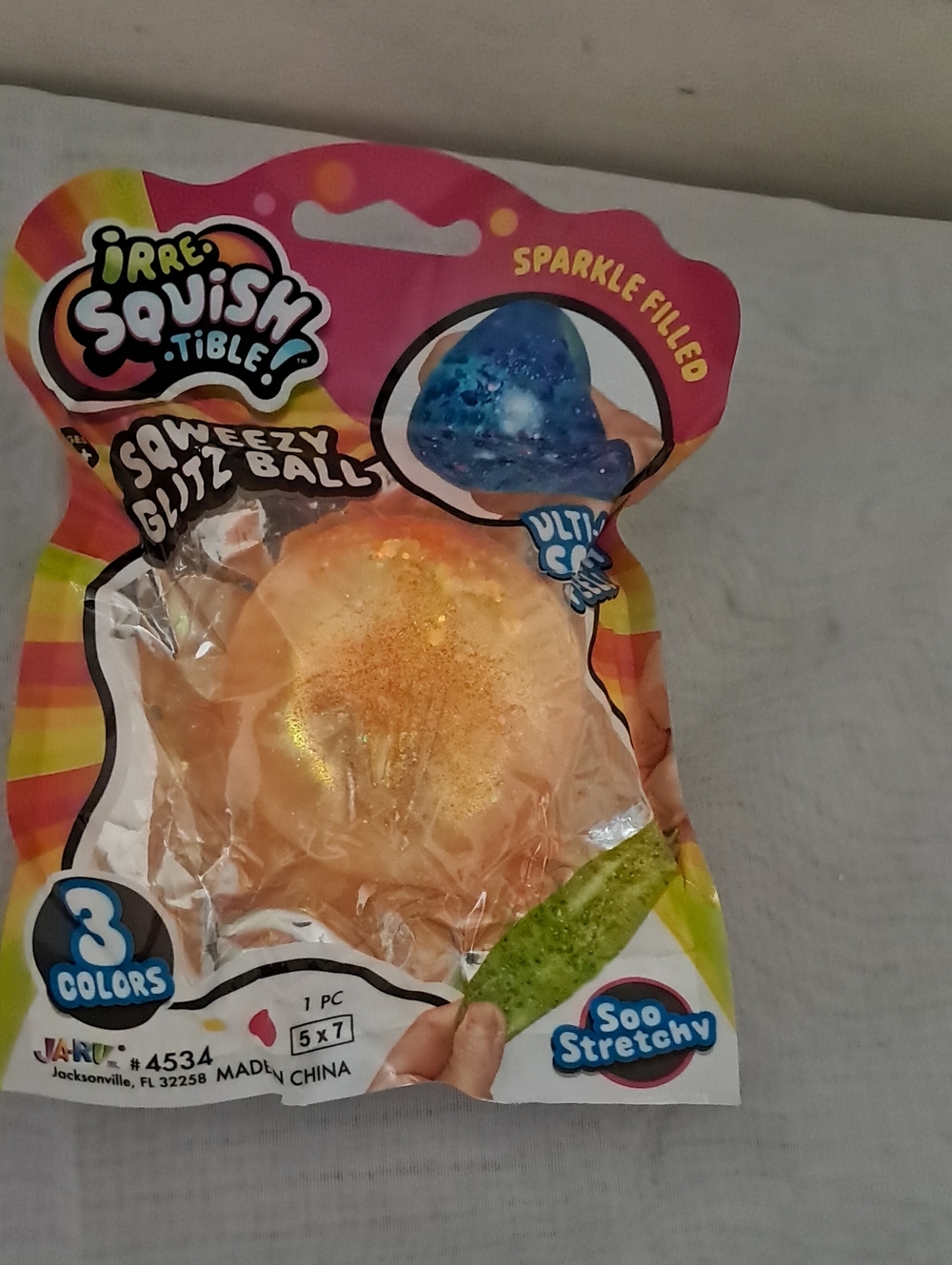 Squeezy Glitz Ball - Sparkle Filled Kids Toy